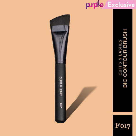 Buy Cuffs N Lashes Makeup Brushes, F017 Big Contour Brush-Purplle