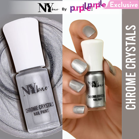ny bae chrome crystals nail paint silver citrine 04 3 ml 6 display 1670592322 c941712e