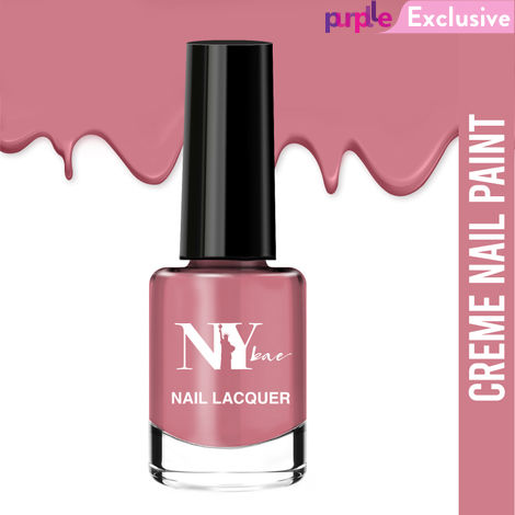 Buy NY Bae Creme Nail Enamel - Pepperoni Pizza 5 (6 ml) | Pink | Rich Pigment | Chip-proof | Long lasting | Quick Drying | Cruelty Free-Purplle