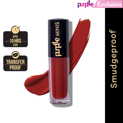 Buy Purplle Ultra HD Matte Mini Liquid Lipstick, Red - My First Hook-up 11 | Highly Pigmented | Non-drying | Long Lasting | Easy Application | Water Resistant | Transferproof | Smudgeproof (1.6 ml)-Purplle