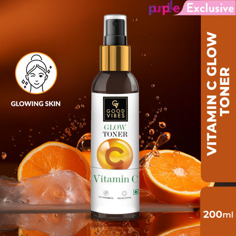 Buy Good Vibes Vitamin C Glow Toner (200ml)-Purplle