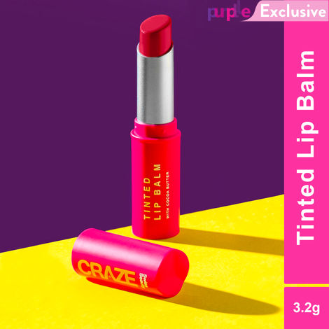 Buy Swiss Beauty CRAZE Tinted Weightless Lip Balm | Sheer Coverage | Hydrating | With Cocoa Butter 02 Sugar Rose-Purplle
