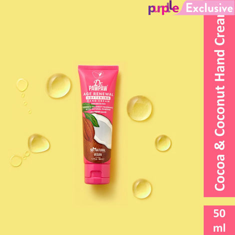 Buy Dr.PAWPAW Age Renewal Hand Cream 50ml - Cocoa & Coconut | Natural Hand Cream-Purplle