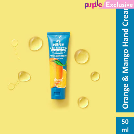 Buy Dr.PAWPAW Age Renewal Hand Cream 50ml - Orange & Mango | Natural Hand Cream-Purplle