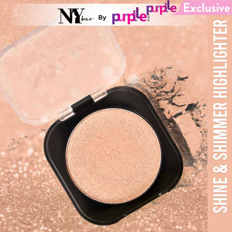 Buy NY Bae Shine & Shimmer Highlighter - Starry Silver 01 (5 g) | Silver | Rich Colour | Blendable | Multipurpose | Travel Friendly-Purplle