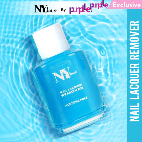 Buy NY Bae Nail Lacquer Remover - Blue (30 ml)-Purplle