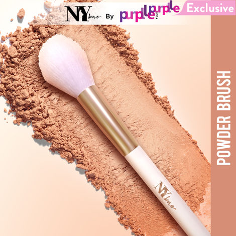 Buy NY Bae Pro Powder Brush | Multipurpose | Smooth Blending | Even Application | Fine & Soft Bristles-Purplle