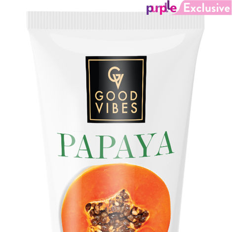 Buy Good Vibes Papaya Glow Peel Off Mask | Tan Removal Skin Lightening Hydrating | No Parabens No Sulphates No Mineral Oil (50 g)-Purplle