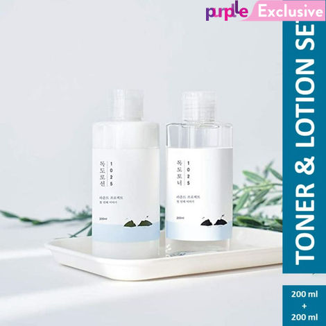 Buy Round Lab 1025 Dokdo Toner+Lotion Set | Korean Skin Care-Purplle