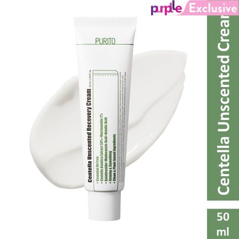 Buy PURITO Centella Unscented Recovery Cream (50ml) | Korean Skin Care-Purplle