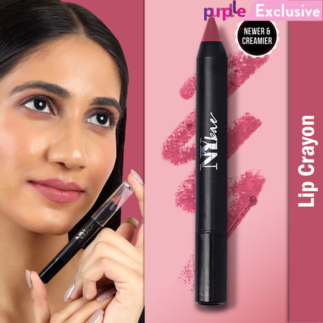 NY Bae Mets Matte Lip Crayon - Majestic Mauve 41 (2.8 g) | Creamy Matte Finish | Lasts Up to 5+ Hours | Moisturizing | SPF Protection