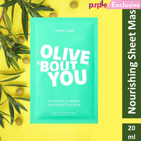 Buy I DEW CARE OLIVE 'BOUT YOU, Nourishing Sheet Mask | Korean Skin Care-Purplle