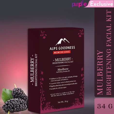 Buy Alps Goodness Mulberry Brightening Facial Kit (34 gm)-Purplle