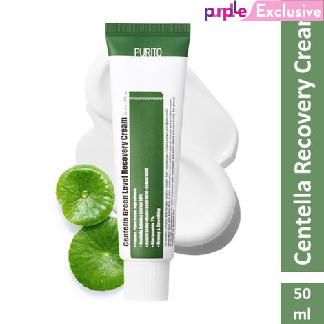 Buy PURITO Centella Green Level Recovery Cream (50 ml) | Korean Skin Care-Purplle