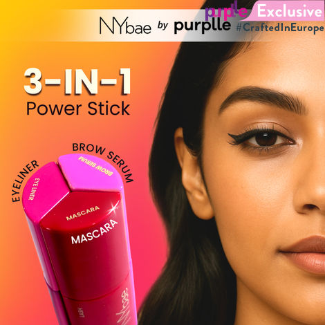 Buy NY Bae 3in1 Enhancer | Smudgeproof Matte Eyeliner | Volumizing Mascara | Brow Serum - Primes, Sets & Shapes | Magnetic Case | Eye Makeup | Travel Kit (18 ml)-Purplle