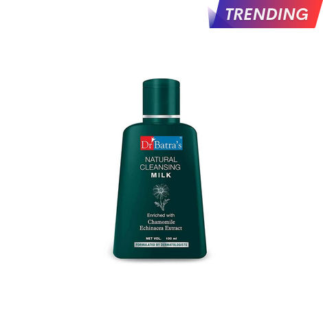 Buy Dr Batra's Natural Cleansing Milk Enriched With Echinacea & Chamomile - 100 ml-Purplle