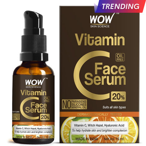 Buy WOW Skin Science Vitamin C Serum - Skin Clearing Serum - Brightening,  Genuine 20% (15 ml)-Purplle