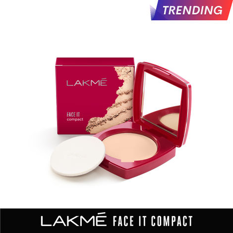 Buy Lakme Face It Compact, Natural  Coral, 9 g-Purplle
