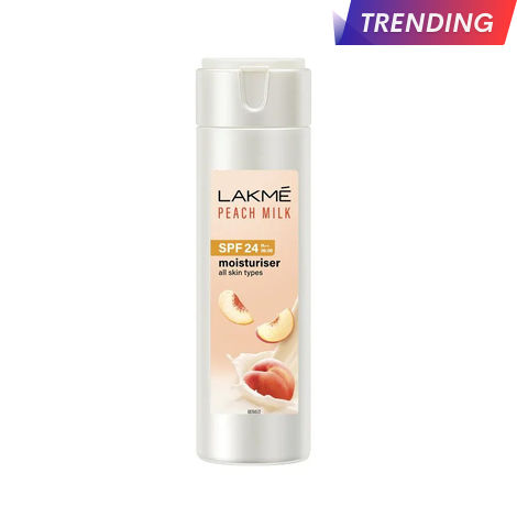 Buy Lakme Peach Milk Moisturizer SPF 24 PA++, 200 ml-Purplle