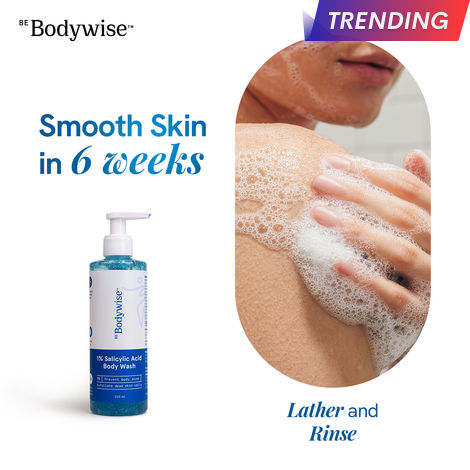Buy Be Bodywise 1% Salicylic Acid Body Wash for Women | Cleansing Skin, Preventing Body Acne | 250 ml-Purplle