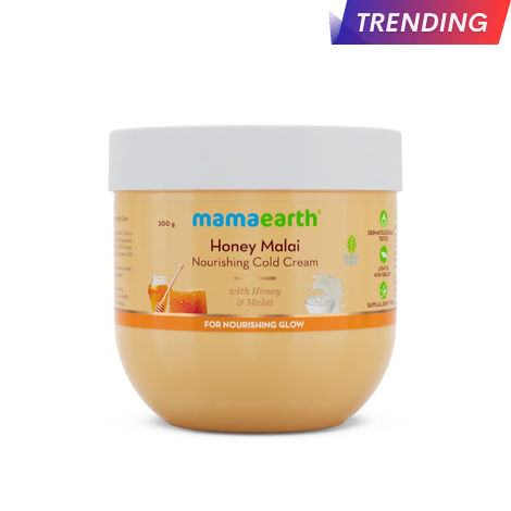 Buy Mamaearth Honey Malai Cold Cream with Honey & Malai For Nourishing Glow - 200 g-Purplle
