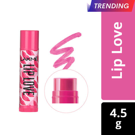 Buy Lakme Lip Love Chapstick SPF 15 - Strawberry-Purplle