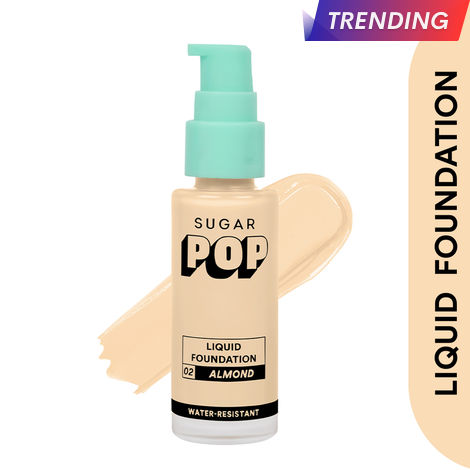 Buy SUGAR POP Liquid Foundation 02 Almond-Purplle