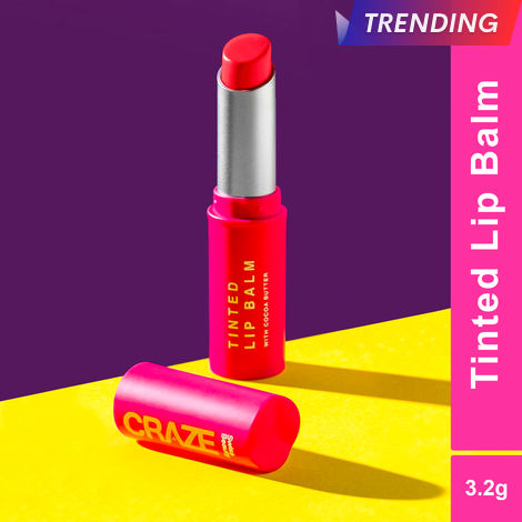 Buy Swiss Beauty CRAZE Tinted Weightless Lip Balm | Sheer Coverage | Hydrating | With Cocoa Butter 04 Coral Pink-Purplle