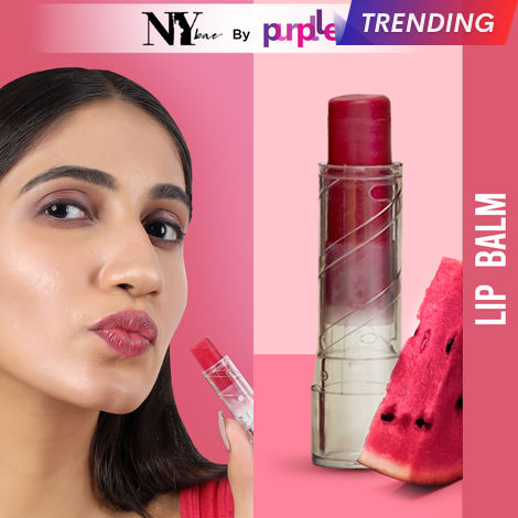 Buy NY Bae Sweet Treats Lip Balm - Watermelon 05 (4.8 g) | Maroon | Enriched with Nourishing Oils & Vitamin E | Moisturizing | Ideal For Chapped Lips | Vegan-Purplle