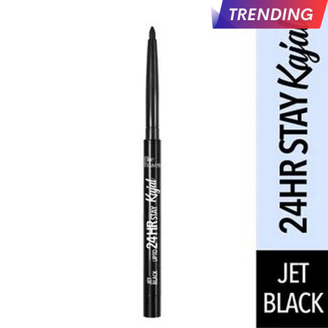 Buy Blue Heaven 24HR Jet Black Stay Kajal Black (0.30 g)-Purplle