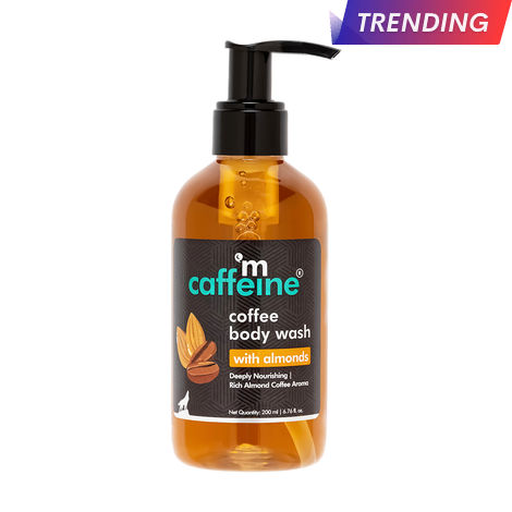 Buy mCaffeine Coffee Body Wash with Almonds | De-Tan & Deep Cleansing Shower Gel | Enriched with Vitamin E & in Energizing Rich Almond Aroma | Suitable for All Skin Types | For both Men & Women (200ml)A -Purplle