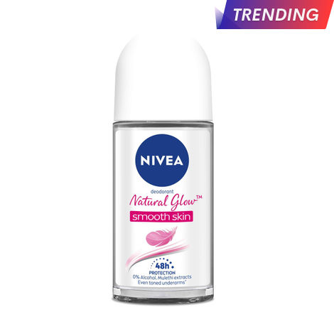 Buy NIVEA Deodorant Roll On Natural Glow Smooth Skin 50ml-Purplle