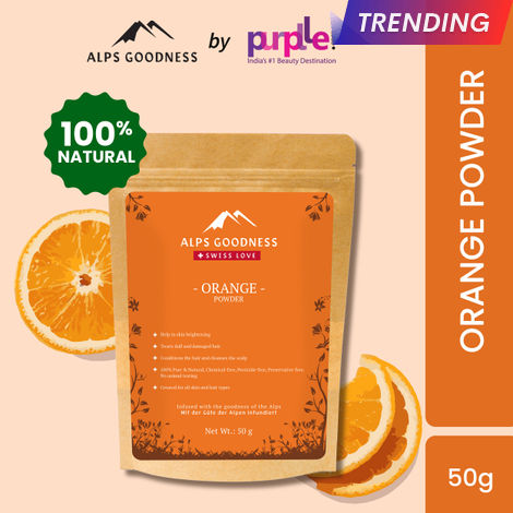 Buy Alps Goodness Powder - Orange (50 g)-Purplle