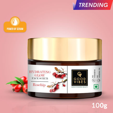 Buy Good Vibes Rosehip Hydrating Face Scrub ( 100g )-Purplle