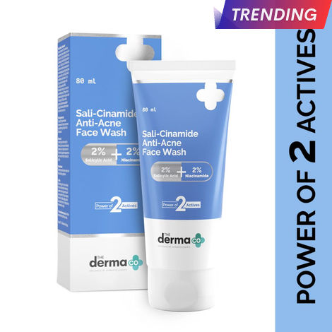 Buy The Derma co.Sali-Cinamide Anti-Acne Face Wash with 2% Salicylic Acid & 2% Niacinamide (80 ml)-Purplle