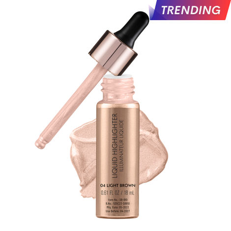 Buy Swiss Beauty Liquid Highlighter Illuminater - Light-Brown (18 ml)-Purplle