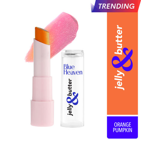 Buy Blue Heaven Jelly & Butter Hydrating Lip Balm, Orange Pumpkin, 3g-Purplle