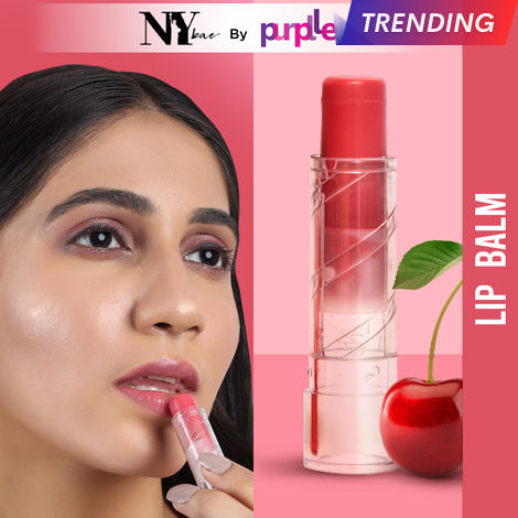 Buy NY Bae Sweet Treats Lip Balm - Cherry 01 (4.8 g) | Red | Enriched with Cherry | Moisturizing | Ideal For Chapped Lips | Vegan-Purplle