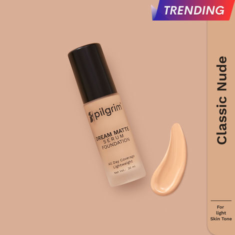 Buy Pilgrim Serum Foundation Classic Nude,30 ml, All Day Coverage, Lightweight, For Woman-Purplle