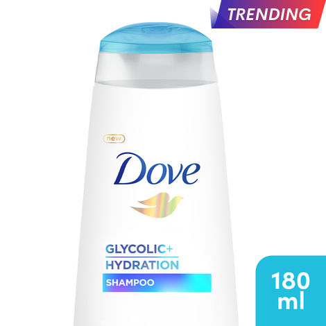 Buy Dove Glycolic Hydration Shampoo - 180 ml-Purplle