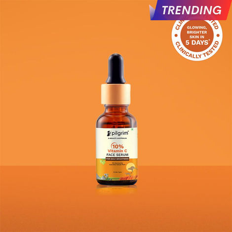 Buy Pilgrim 10% Vitamin C Face Serum For Daily Brightness (30 Ml)-Purplle
