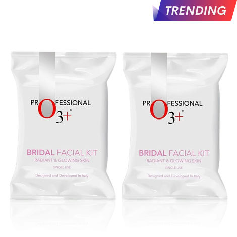 Buy O3+ Bridal Facial Kit for Radiant & Glowing Skin(69ml + 60g) Pack of 2-Purplle