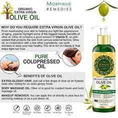 Morpheme Organic Extra Virgin Olive Oil Pure Coldpressed Oil For