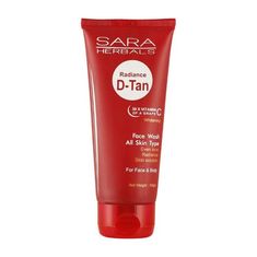 d tan cream for face