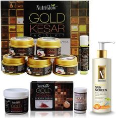 gold kesar facial kit