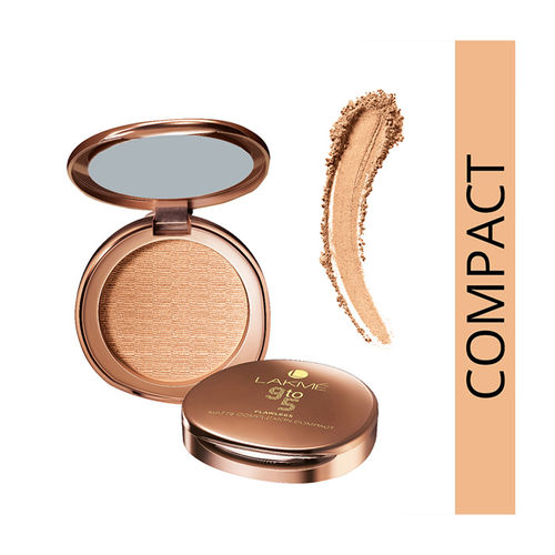 Lakme 9 To 5 Flawless Matte Complexion Compact - Melon matte (8 g)