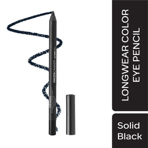 FACES CANADA Ultime Pro Longwear Eye Pencil - Solid Black 02, 1.2 gm