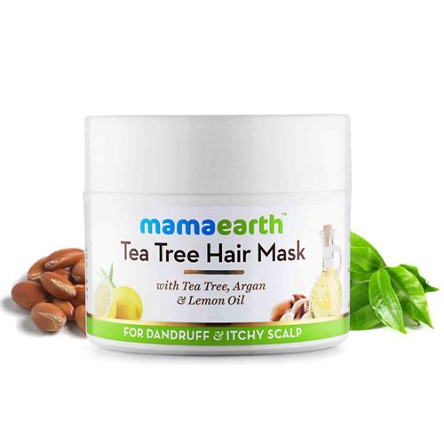 Mamaearth Anti Dandruff Tea Tree Hair Mask With Tea Tree And Lemon Oil For Danrduff Control And Itch Treatement (200 ml)