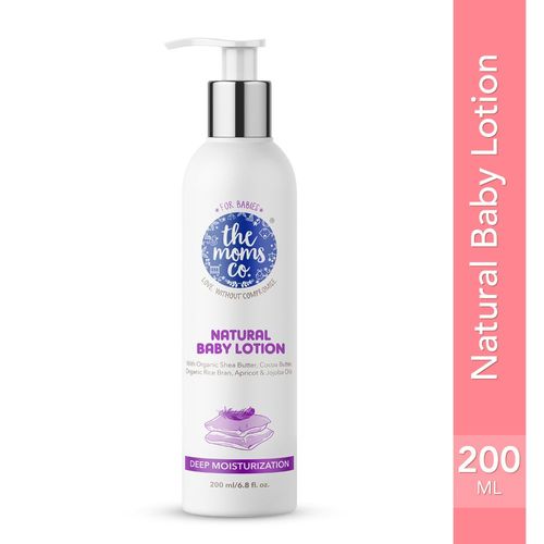 The Moms Co. Natural Baby Lotion, Australia-Certified Toxic-Free & Allergen-Free|Baby Body Lotions with Shea Butter & Avocado Oil (200ml)