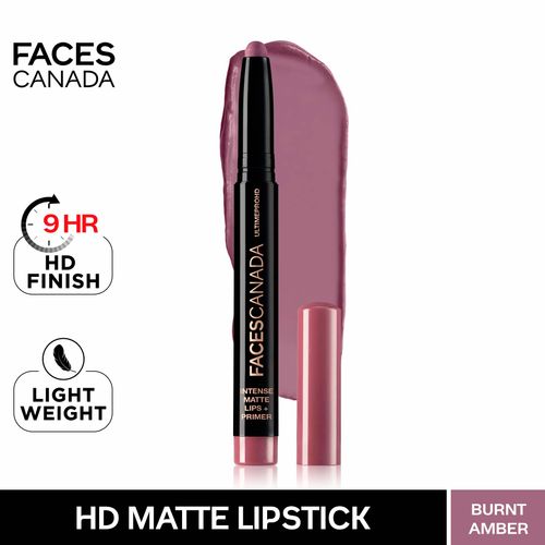 Faces Canada Ultime Pro HD Intense Matte Lips + Primer - Burnt Amber (1.4 g)